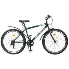 Велосипед подростковый PROGRESS 26" Crank Rus, темно-зеленый, размер 17"