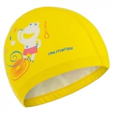 Шапочка для плавания ONLITOP детская, нейлон, цвет желтый