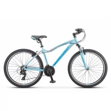 Велосипед горный хардтейл STELS MISS 6000 V 26" 17" мор.волна/оранжевый LU071321 2021