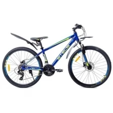 Велосипед горный хардтейл STELS Navigator 620 D 26" 14" темно-синий LU084780 2020