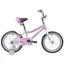 Велосипед детский Novatrack 16" Novara, алюминий розовый, ножной тормоз (165ANOVARA.PN9)