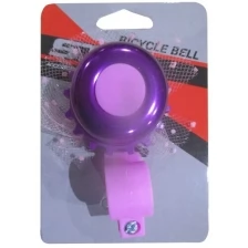 Звонок велосипедный STG 24AH фиолетовый, 4х4х6 см (Х82732)
