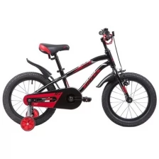 Велосипед детский Novatrack 16" Prime ab, алюминий черный, ручной и ножной тормоз (167APRIME.BK9)