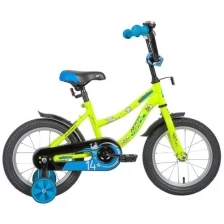 Велосипед детский Novatrack 14" Neptune, зеленый, ножной тормоз, крылья короткие (143NEPTUNE.GN20)