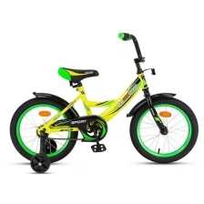 Велосипед детский MAXXPRO SPORT 16" желто-зеленый SPORT-16-2