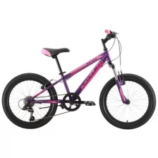 Велосипед Black One Ice Girl 20 (2022) 10" фиолетовый/розовый/розовый