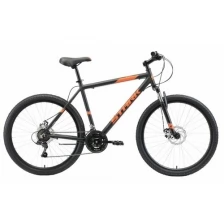 Велосипед STARK Outpost 26.1 D-18"-21г. (черный-оранжевый)