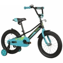Велосипед детский Novatrack VALIANT 16" 9,5" черный 163VALIANT.BK22 2022