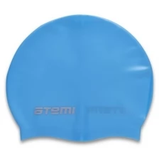 Шапочка для плавания Atemi, тонкий силикон, голубая, TC402 00000098091 .