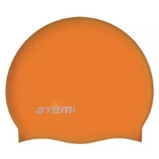 Шапочка для плавания Atemi детская, тонкий силикон, оранжевый, TC304 TC304 .