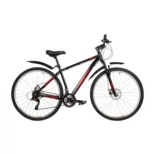Велосипед FOXX AZTEC D 29" (2022) (Велосипед FOXX 29" AZTEC D черный, сталь, размер 18")