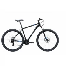 Велосипед STARK Hunter 29.2 D-18"-21г.(черный-голубой)